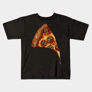 Owlroni pizza Kids T-Shirt